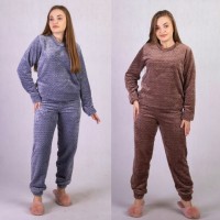 Женские махровые пижамы, р.42, 46, 54. Код: Д96